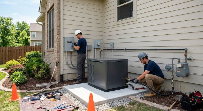 Gas Generator Installation in Roswell, GA